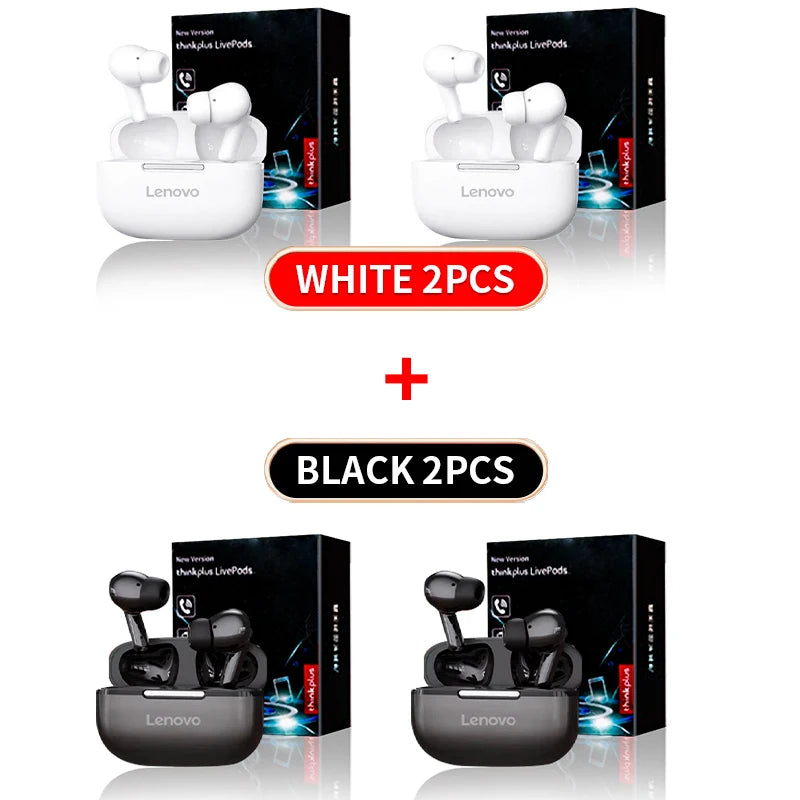 Lenovo Thinkplus Wireless Earphones Bluetooth Headset In-ear Earphones With Microphone For IOS/Android