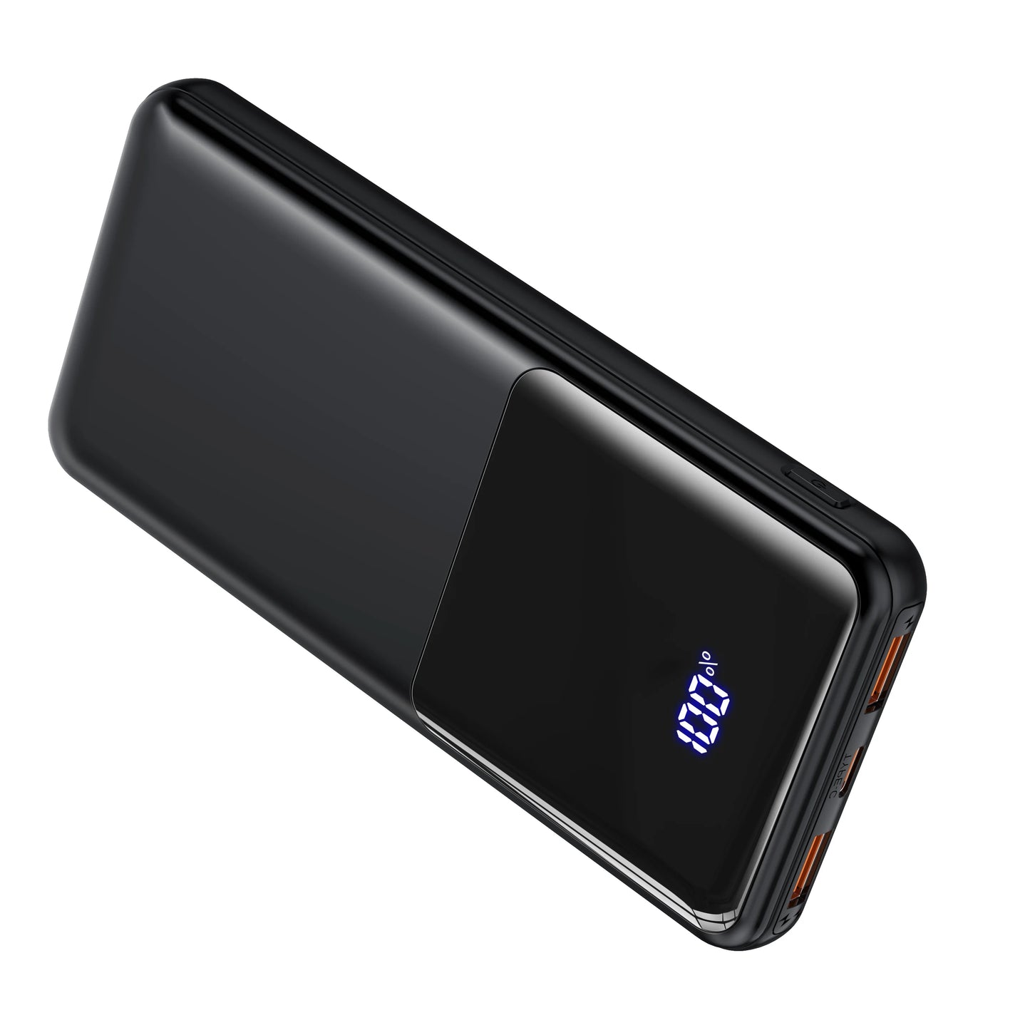Power Bank Battery Pack Portable Charger, 10000mAh, PD 22.5W, Slim Design, 3 Outputs & 2 Inputs with LCD Display