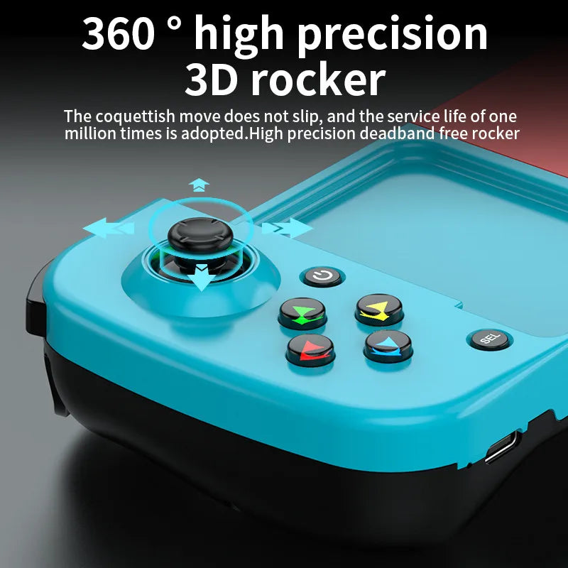 D3 Game Controller Bluetooth 5.0 Retractable Gamepad Phone Controller with 3D Joystick for iOS Android PS4 for NS Switch Gaming