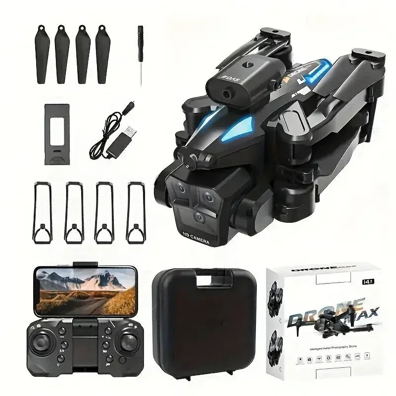 C10 RC Drone 4K Professional Three Camera HD Obstacle Avoidance Dron Wifi FPV Quadcopter Remote Control Aircraft Helicopter Toys