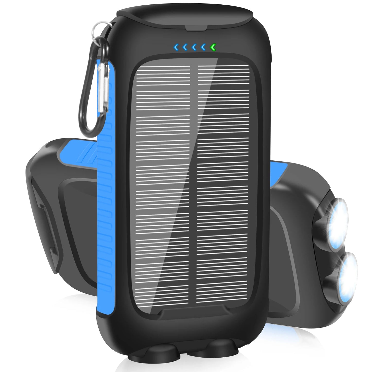 Waterproof Outdoor Solar Power Bank 10000mAh Dual USB Travel Outdoor Solar Mobile Phone Charger Solar Powerbanks For Camping