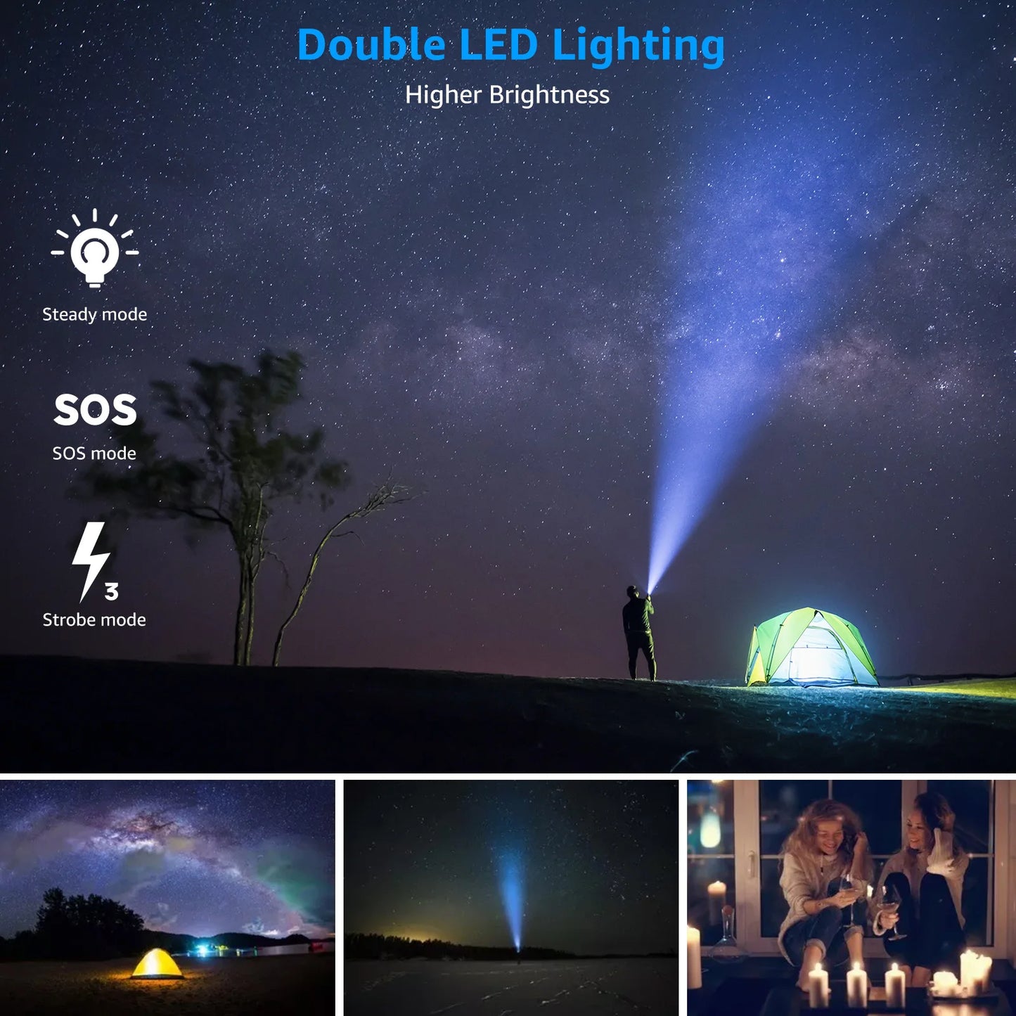 Waterproof Outdoor Solar Power Bank 10000mAh Dual USB Travel Outdoor Solar Mobile Phone Charger Solar Powerbanks For Camping