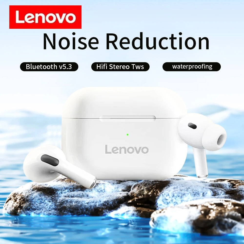 Lenovo Thinkplus  Wireless Earphones Bluetooth Headset In-ear Earphones With Microphone For  IOS/Android