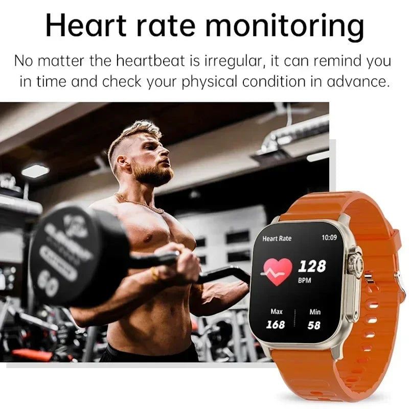 New Watch T900 Ultr 2 Smart Watch Men 49mm NFC Women GPS Track Bluetooth Call BT Music Games Wireless Charging Smartwatch