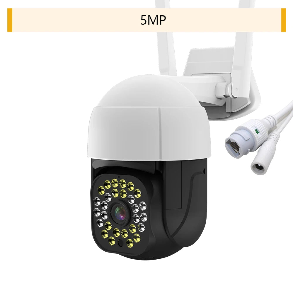 4K Auto tracking IP Camera Outdoor 5MP Night Vision Mini Speed Dome CCTV Camera 8MP WIFI 1080P Home Security Video Surveillance