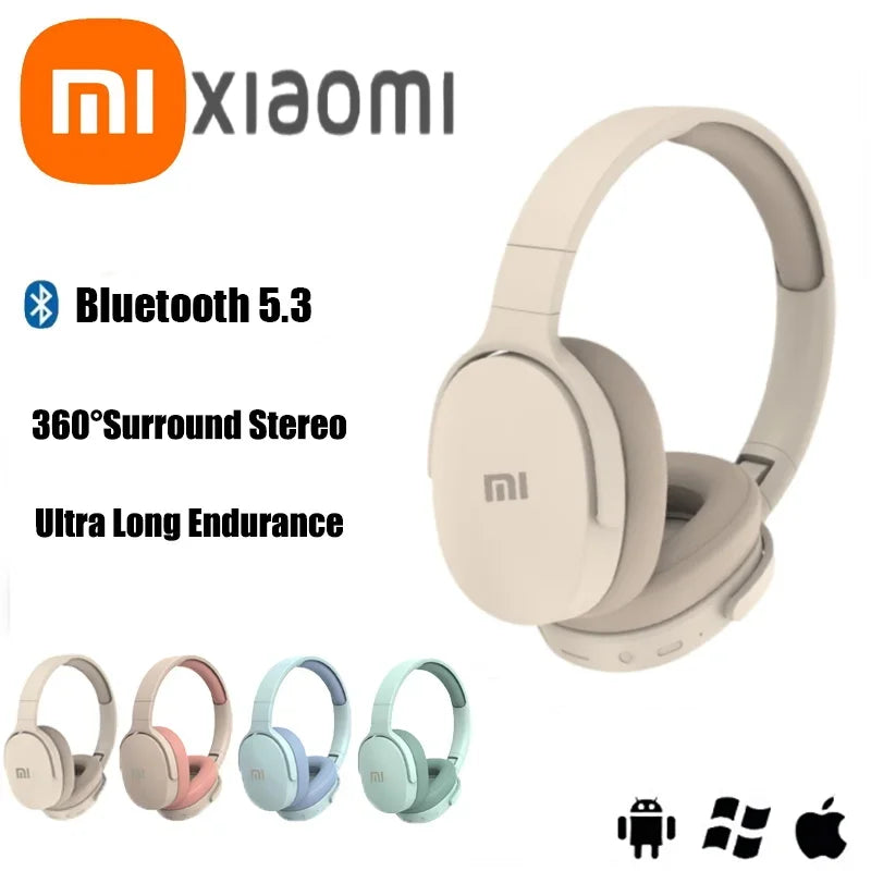 Xiaomi 5.3 P2961 Wireless Bluetooth Headphones Original Earphone For Samsung Iphone Stereo HIFI Headset Game Earbuds With Mic