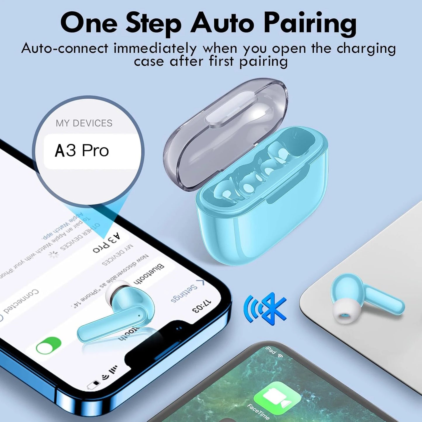 Original Wireless bluetooth headphone noise canceling earphone HIFI stereo headset earbuds bluetooth for xiaomi lenovo air pods